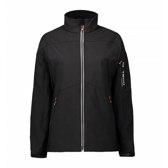 Куртка софтшел жіноча ID Contrast чорний - 0873900M