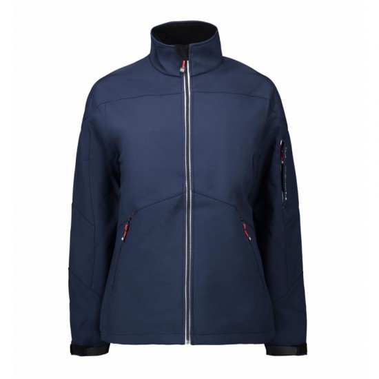 Куртка софтшел жіноча ID Contrast темно-сіній - 0873790S Куртка софтшел жіноча ID Contrast темно-сіній - 0873790S
