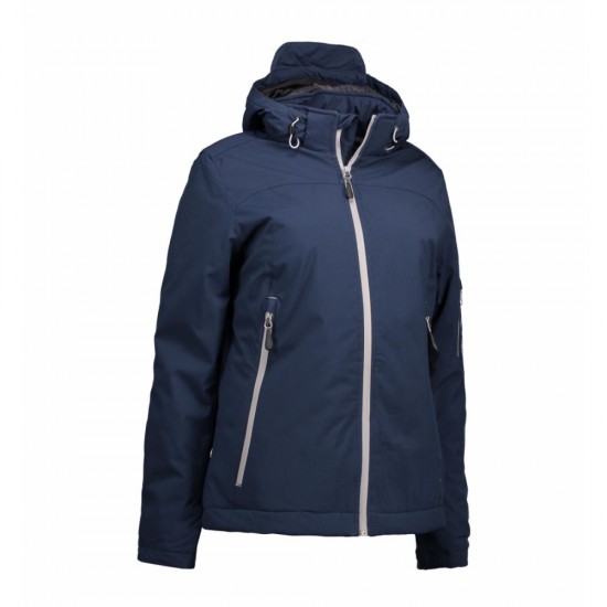 Куртка жіноча зимова ID SOFT SHELL темно-сіній - 08997903XL