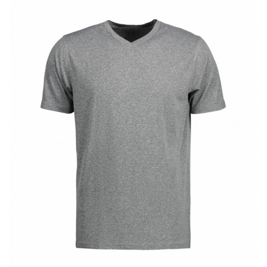 Футболка чоловіча ID Yes Active сірий меланж - 20302103XL