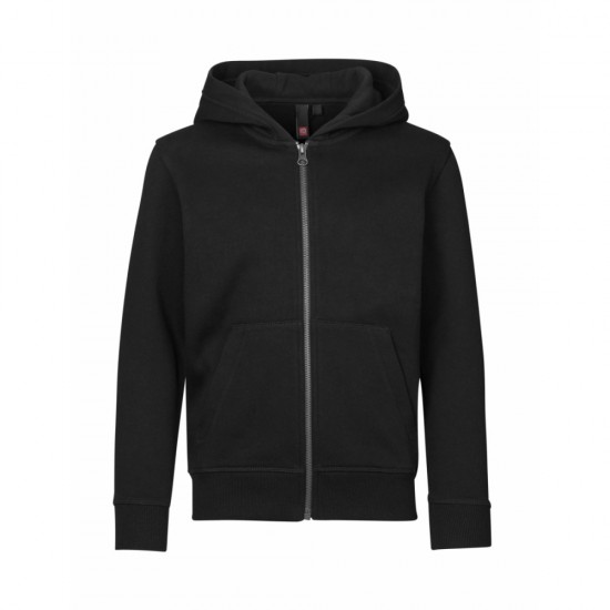 Худі на блискавці дитяче ID Core чорний - 406389008/10