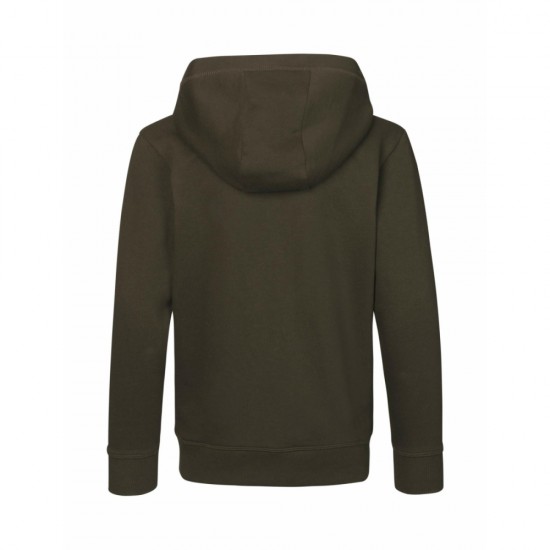 Худі на блискавці дитяче ID Core оливковий - 406385704/6