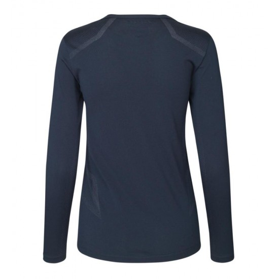 Лонгслів жіночий безшовний Geyser темно-синій - G11021790XL