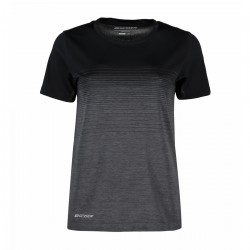 Футболка жіноча смугаста безшовна Geyser чорний - G11024900XXL
