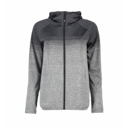 Худі на блискавці жіноче безшовне Geyser антрацит меланж - G11026276L