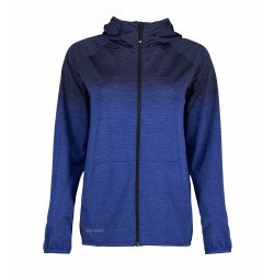 Худі на блискавці жіноче безшовне Geyser темно-синій меланж - G11026796S