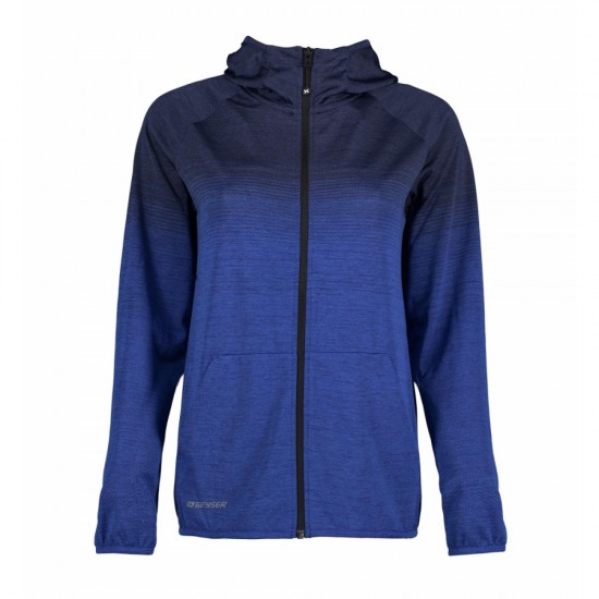 Худі на блискавці жіноче безшовне Geyser темно-синій меланж - G11026796XS
