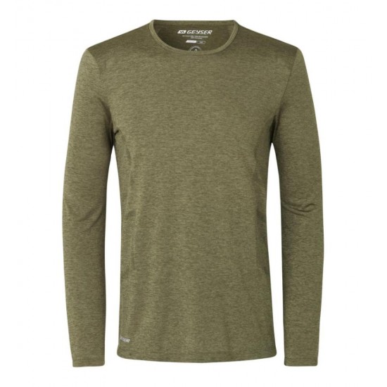 Лонгслів чоловічий безшовний Geyser оливковий меланж - G21021562XL