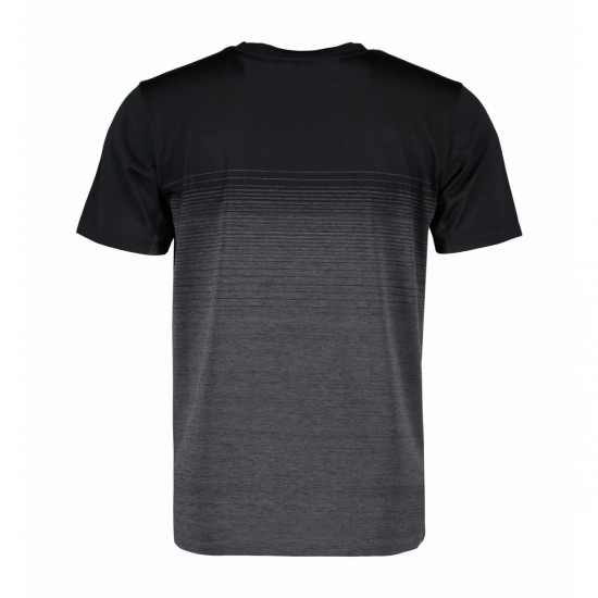 Футболка чоловіча смугаста безшовна Geyser чорний - G21024900S