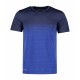 Футболка чоловіча смугаста безшовна Geyser темно-синій меланж - G21024796XL