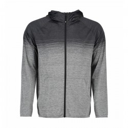Худі на блискавці чоловіче безшовне Geyser антрацит меланж - G21026276XL