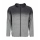 Худі на блискавці чоловіче безшовне Geyser антрацит меланж - G21026276S
