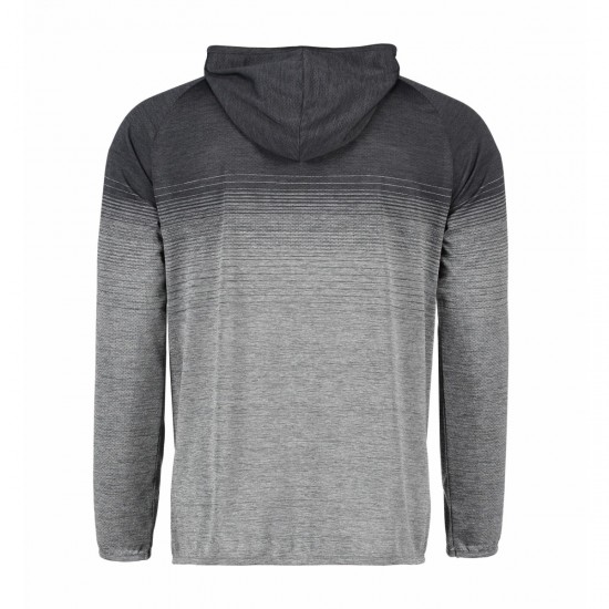 Худі на блискавці чоловіче безшовне Geyser антрацит меланж - G21026276S