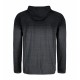 Худі на блискавці чоловіче безшовне Geyser чорний - G21026900S