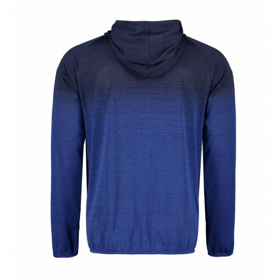 Худі на блискавці чоловіче безшовне Geyser темно-синій меланж - G21026796S