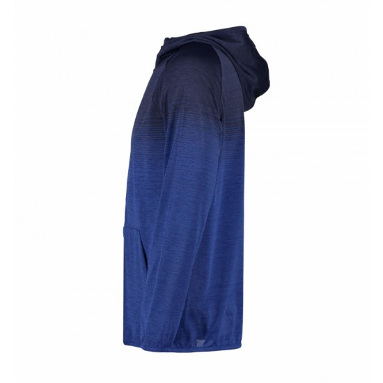 Худі на блискавці чоловіче безшовне Geyser темно-синій меланж - G21026796L