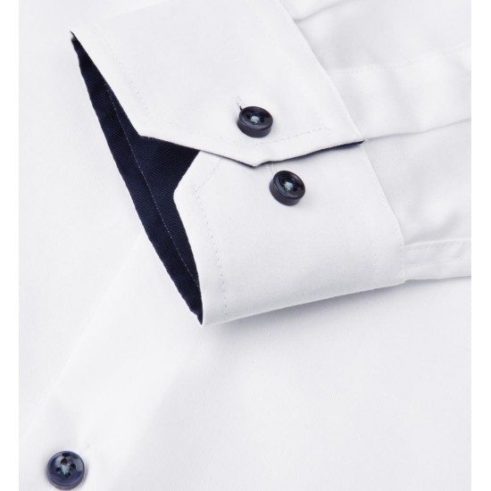 Сорочка чоловіча Seven Seas Fine Twill Virginia Slim Fit білий - S371001S Сорочка чоловіча Seven Seas Fine Twill Virginia Slim Fit білий - S371001S