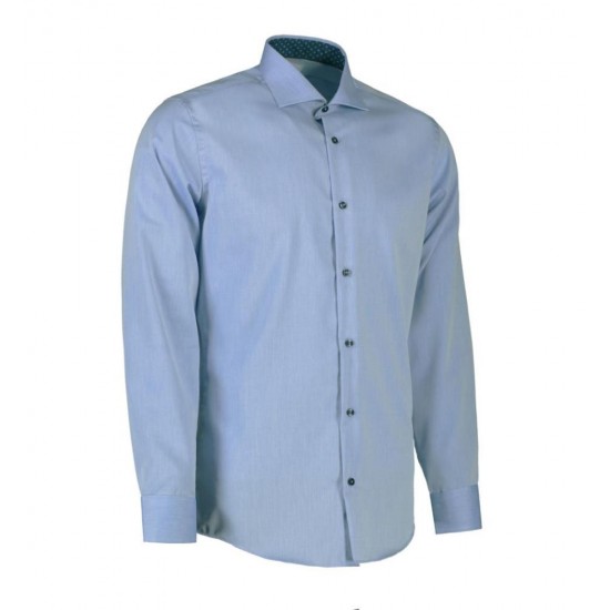 Сорочка чоловіча Seven Seas Fine Twill Virginia slim блакитний - S371700XL