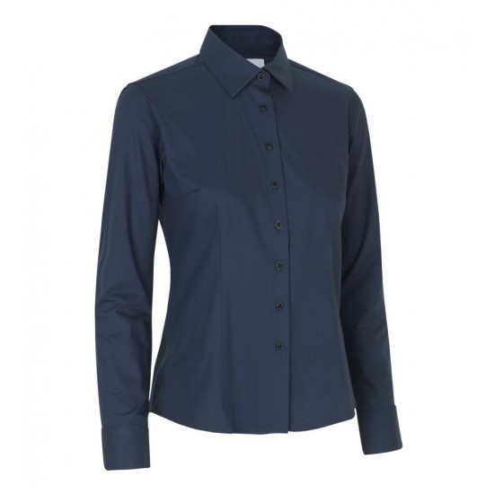 Сорочка жіноча Seven Seas Hybrid Modern Fit темно-синій - S52790M
