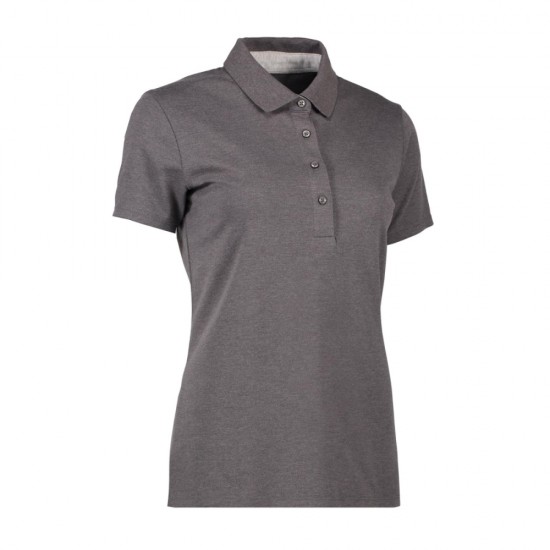 Футболка поло жіноча Seven Seas темно-сірий меланж - S610267L