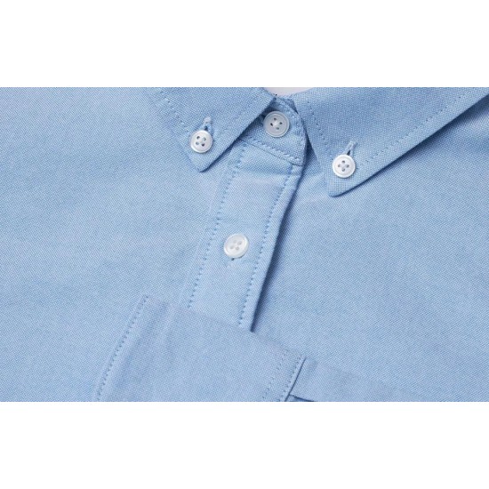 Сорочка жіноча Seven Seas Oxford long modern блакитний - S637004XL