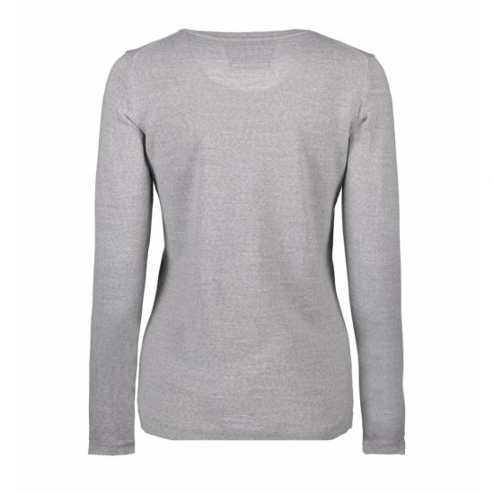 Пуловер жіночий Seven Seas світло-сірий меланж - S640201XXL