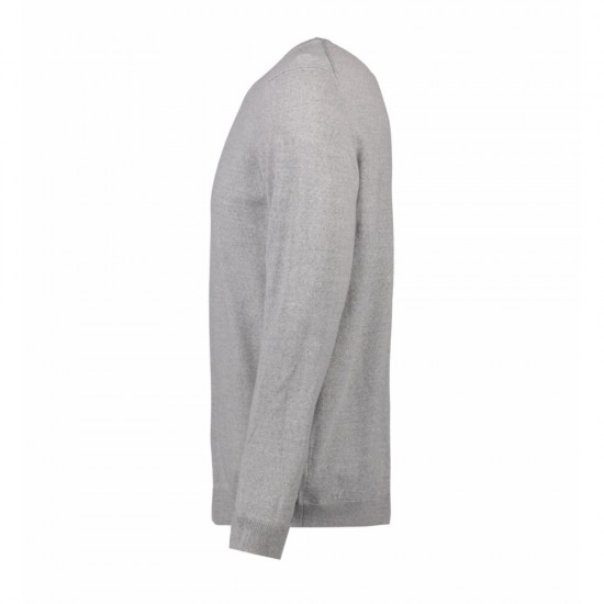 Пуловер чоловічий Seven Seas світло-сірий меланж - S650201S
