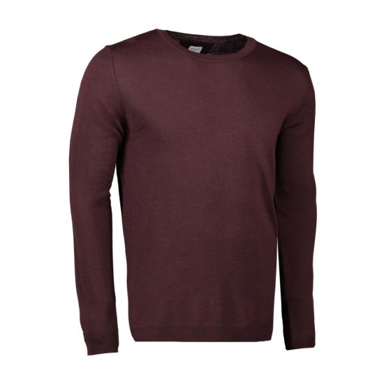 Пуловер чоловічий Seven Seas бордовий меланж - S650362S