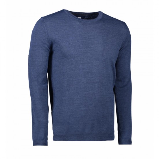 Пуловер чоловічий Seven Seas синій/меланж - S650716XL