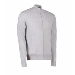 Світшот на блискавці чоловічий Seven Seas світло-сірий меланж - S660201M