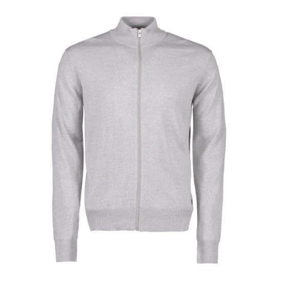 Світшот на блискавці чоловічий Seven Seas світло-сірий меланж - S6602013XL