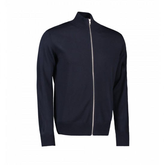 Світшот на блискавці чоловічий Seven Seas темно-синій - S660790XXL