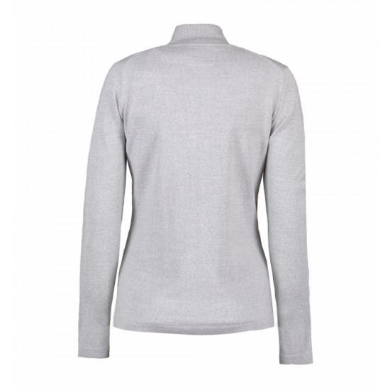 Світшот на блискавці жіночий Seven Seas світло-сірий меланж - S661201S