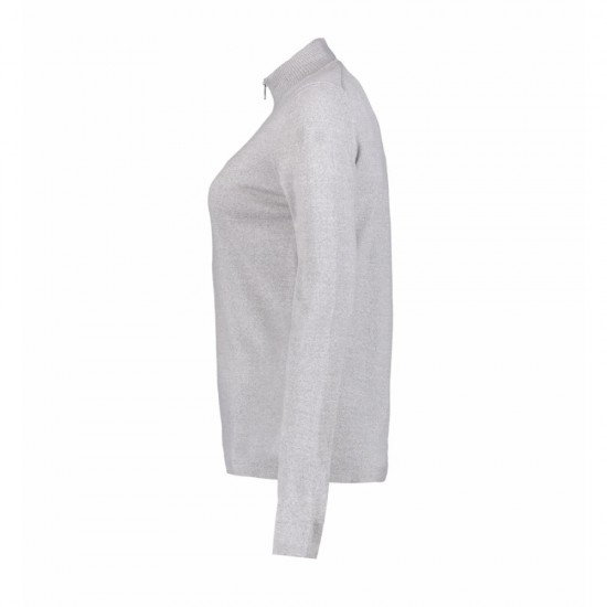 Світшот на блискавці жіночий Seven Seas світло-сірий меланж - S661201S