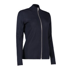 Світшот на блискавці жіночий Seven Seas темно-синій - S661790XL