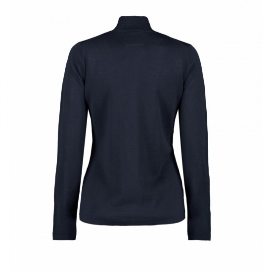 Світшот на блискавці жіночий Seven Seas темно-синій - S661790XL