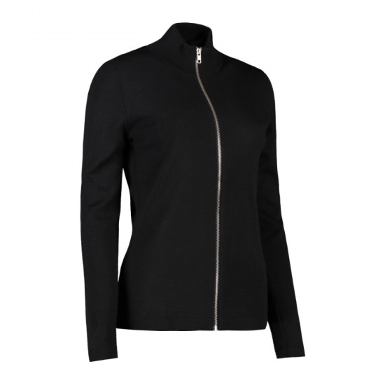 Світшот на блискавці жіночий Seven Seas чорний - S661900XL