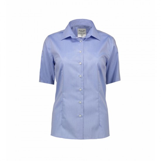 Сорочка жіноча Seven Seas Fine Twill Modern fit світло-синій - S721700L