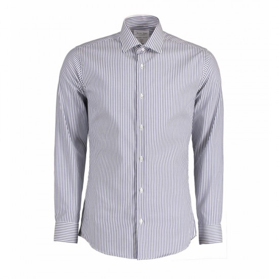 Сорочка чоловіча Seven Seas Kadet Slim fit темно-синій - S90790M