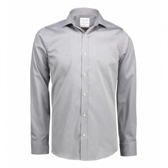 Сорочка чоловіча Seven Seas Fine Twill Slim Fit сріблясто-сірий - SS30265XXL