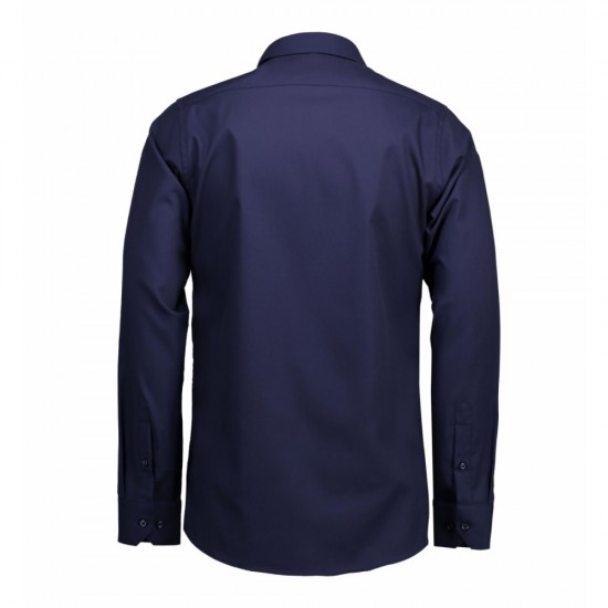 Сорочка чоловіча Seven Seas Fine Twill Slim Fit темно-синій - SS30790L