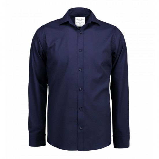 Сорочка чоловіча Seven Seas Fine Twill Slim Fit темно-синій - SS30790L