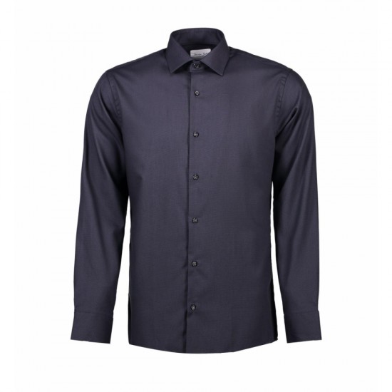Сорочка чоловіча Seven Seas Dobby Slim Fit вугільний - SS311295L