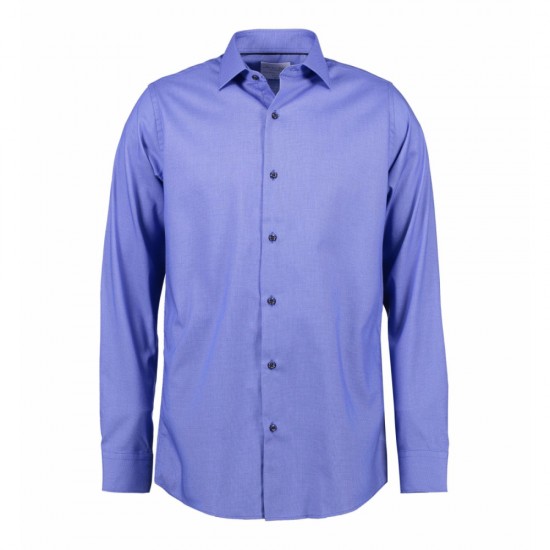 Сорочка чоловіча Seven Seas Dobby Slim Fit яскраво-синій - SS311778L