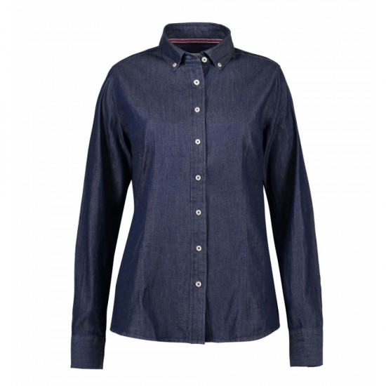 Сорочка жіноча Seven Seas Denim Modern Fit індиго - SS7707803XL