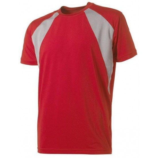 Двоколірна футболка чоловіча D.A.D Wickham червоний - 134018460S