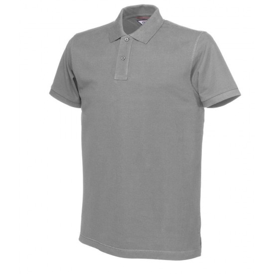 Футболка поло чоловіча D.A.D Parkes темно-сірий меланж - 1340549544XL