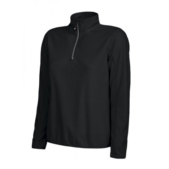 Куртка флісова жіноча Melton lady Half Zip чорний - 139045990M
