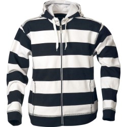 Худі на блискавці чоловіче James Harvest Prescott білий/темно-синій  - 2111023115M