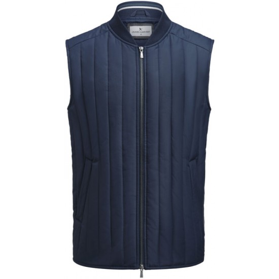 Жилет чоловічий James Harvest Scarsdale темно-синій - 2111052600L